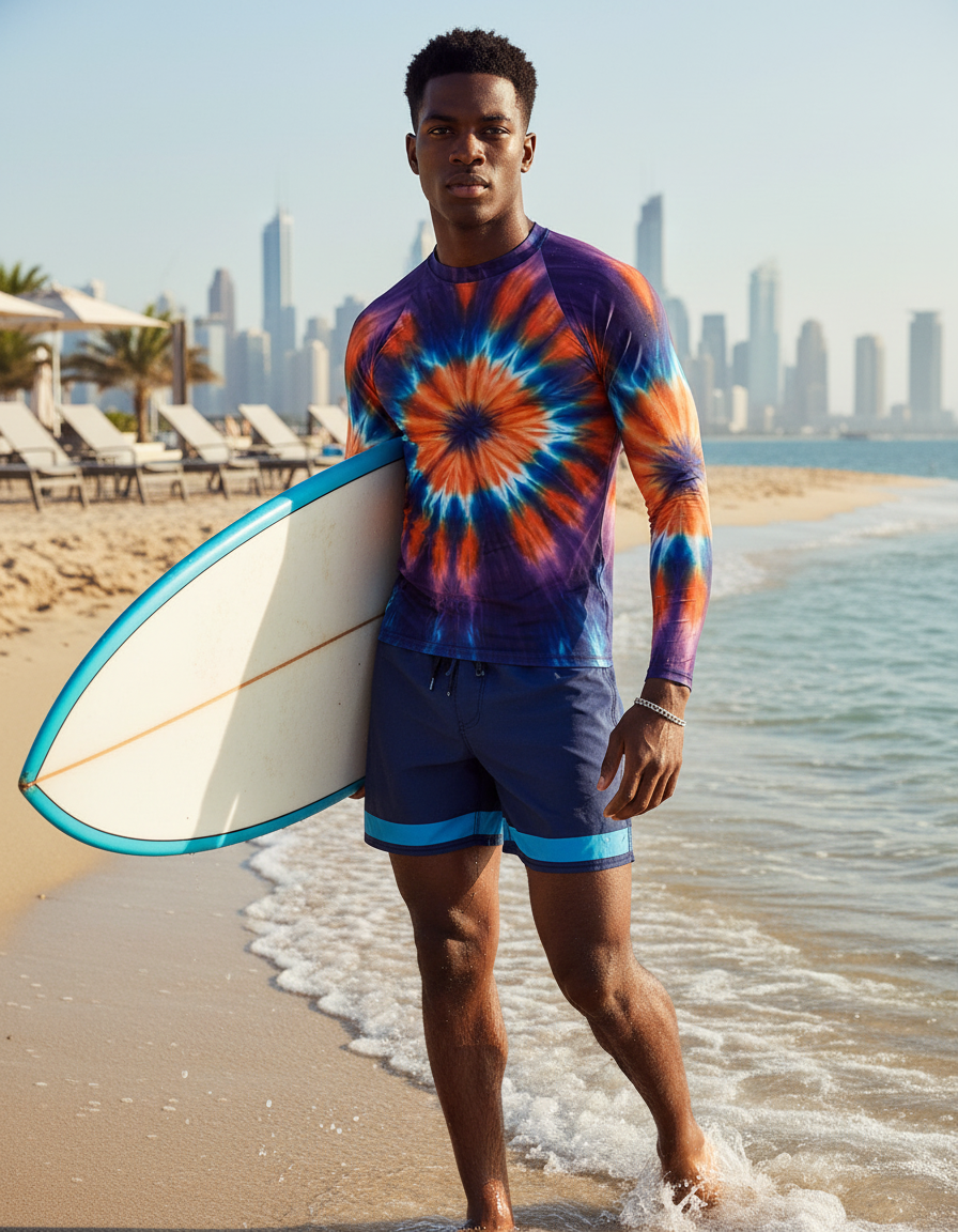 Men's Tie-Dye rashguard