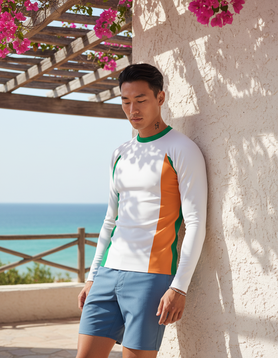 Men's Irish Flag rashguard