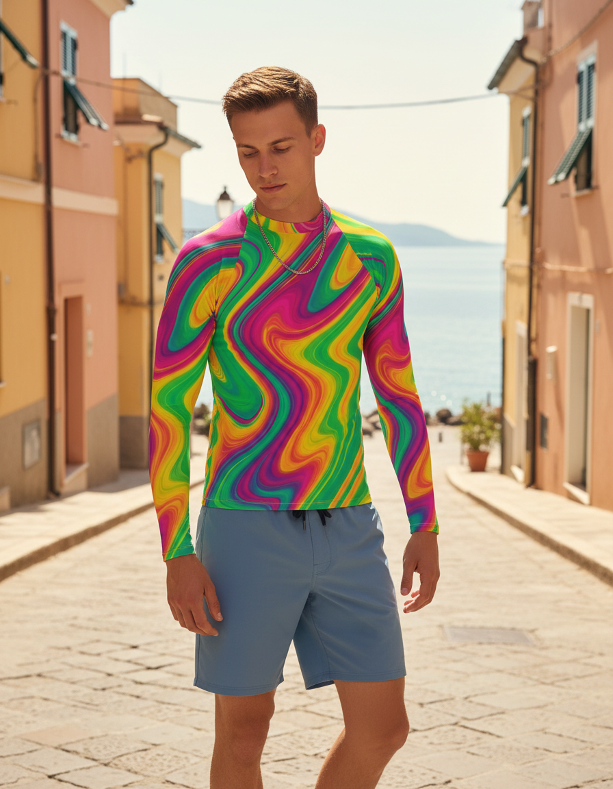 Men's Marble rashguard