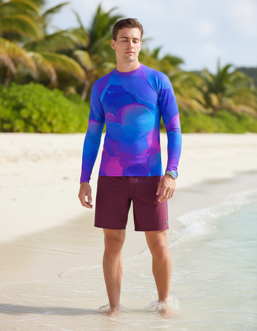 Men's Ice-Dye rashguard