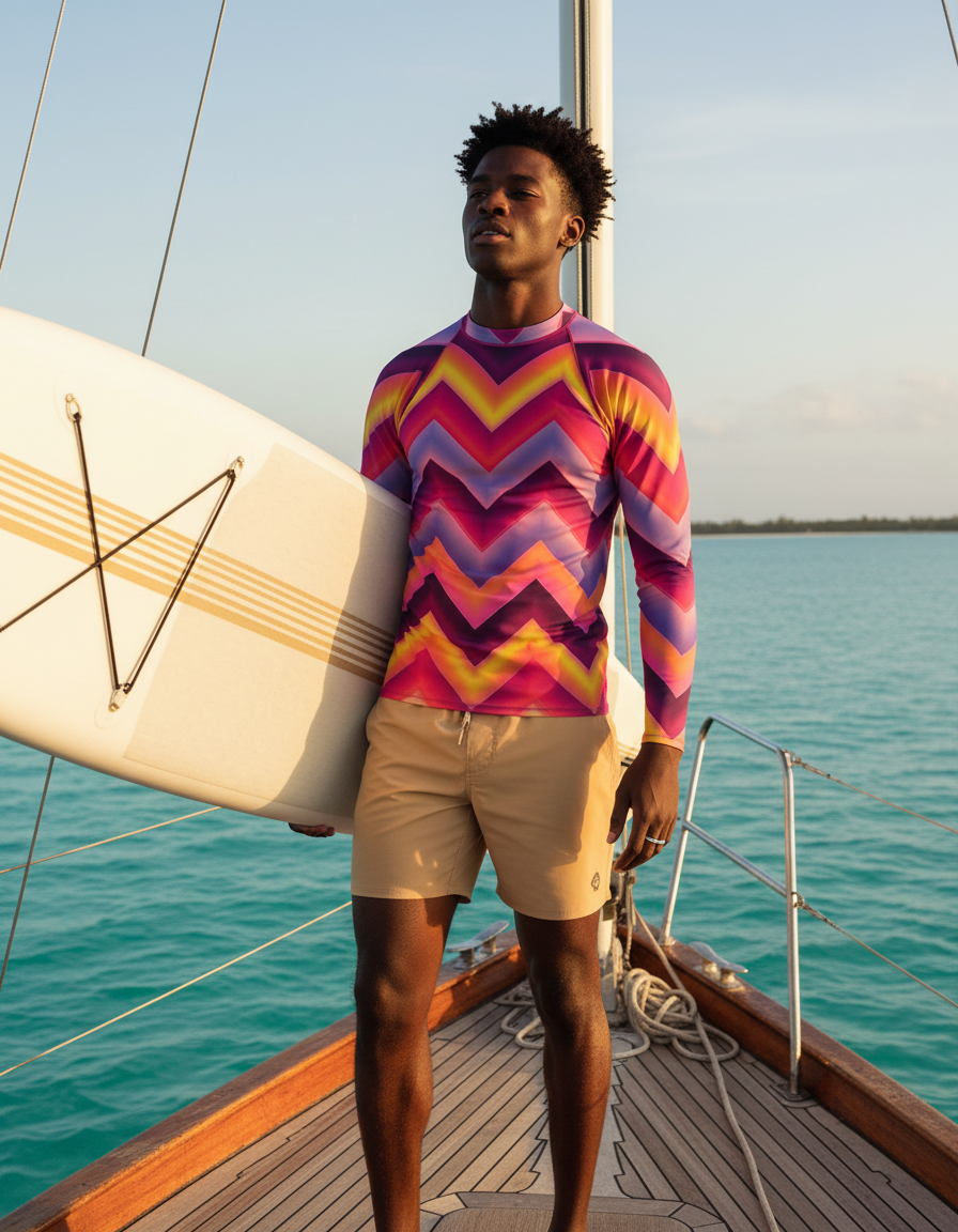 Men's Chevron rashguard