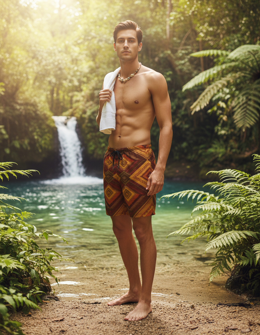 Men's Swim Trunks in Andes