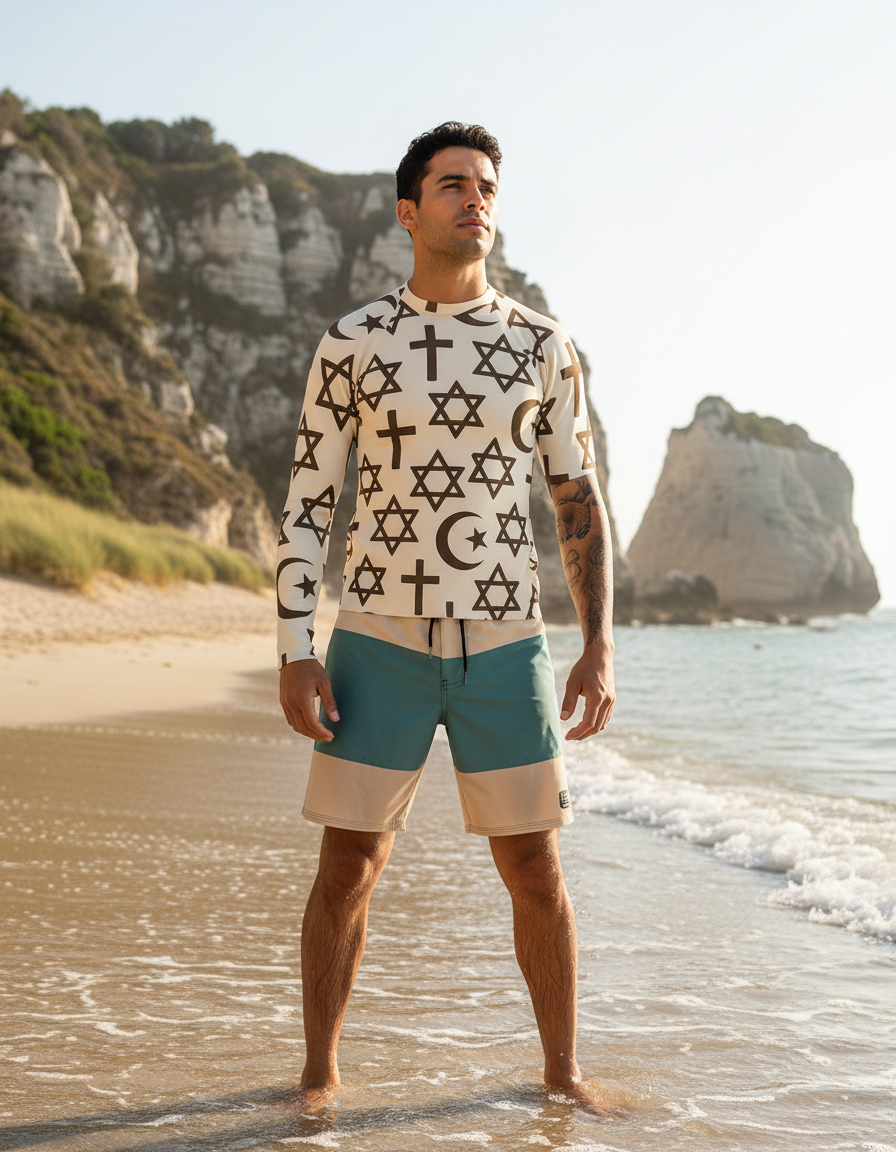 Men's Abrahamic Symbols rashguard