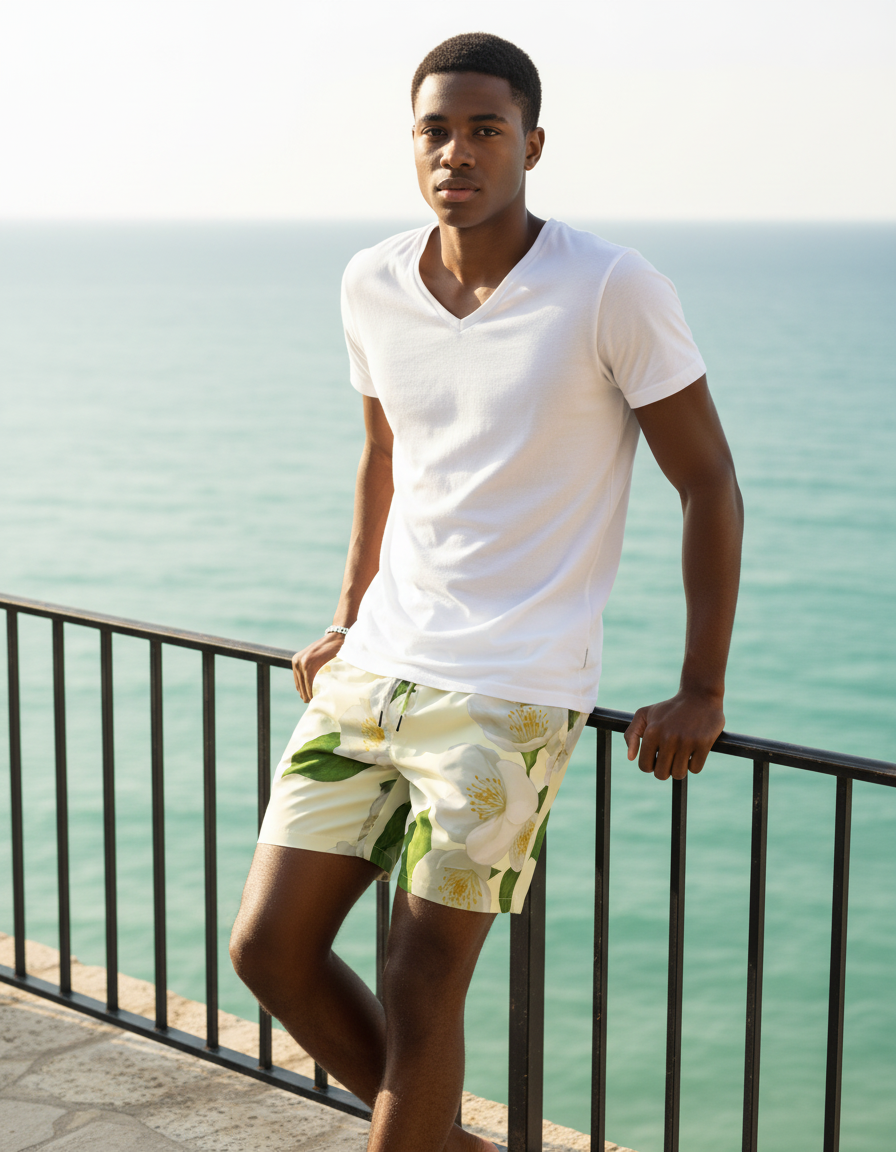 Men's Swim Trunks in Sari