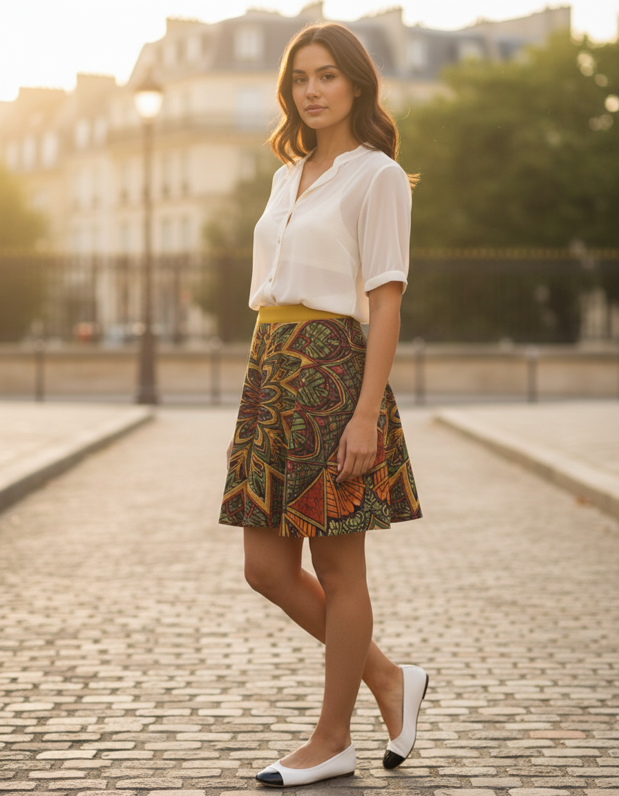 Skater Skirt in Lotus