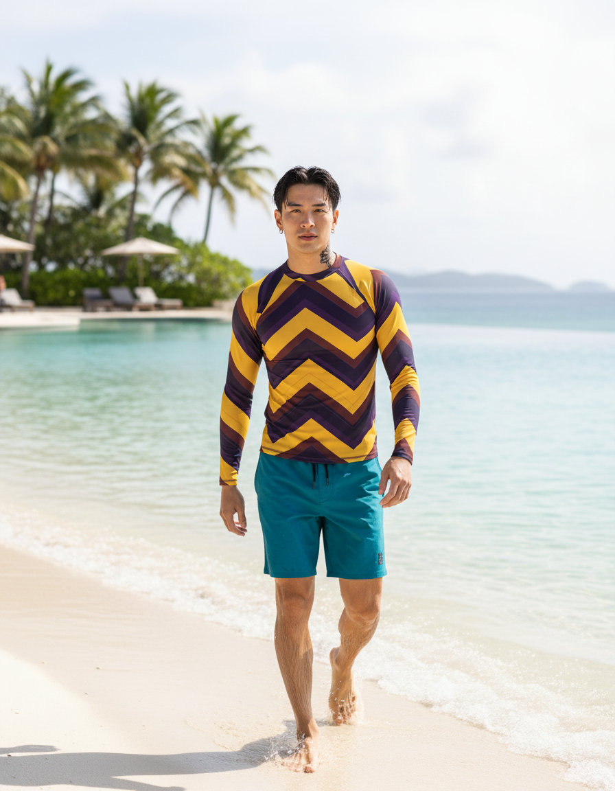Men's Chevron rashguard