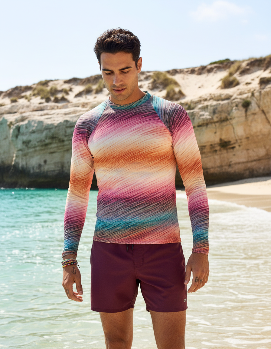 Men's Striped Patterns rashguard