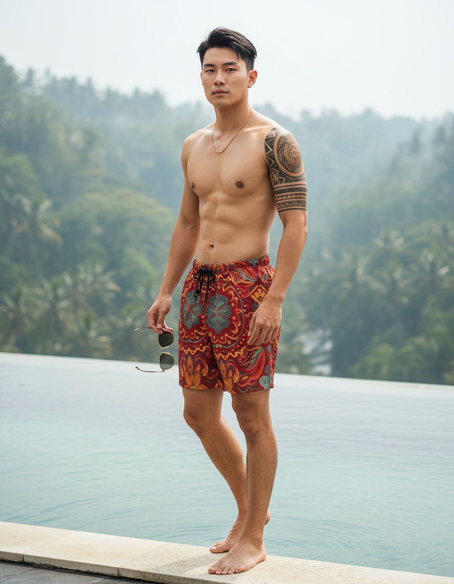 Tonal Men's Swim Trunks swim trunks