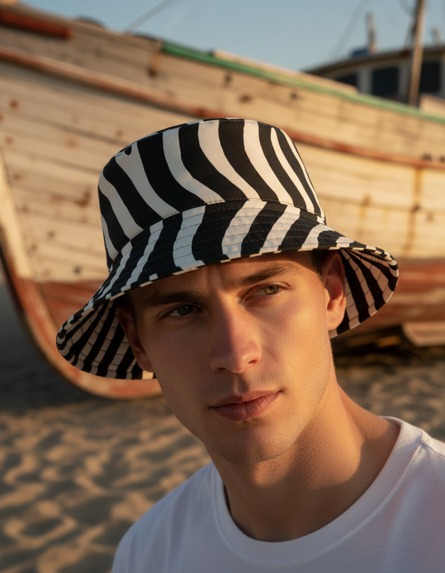 Stripes Bucket Hat bucket hat