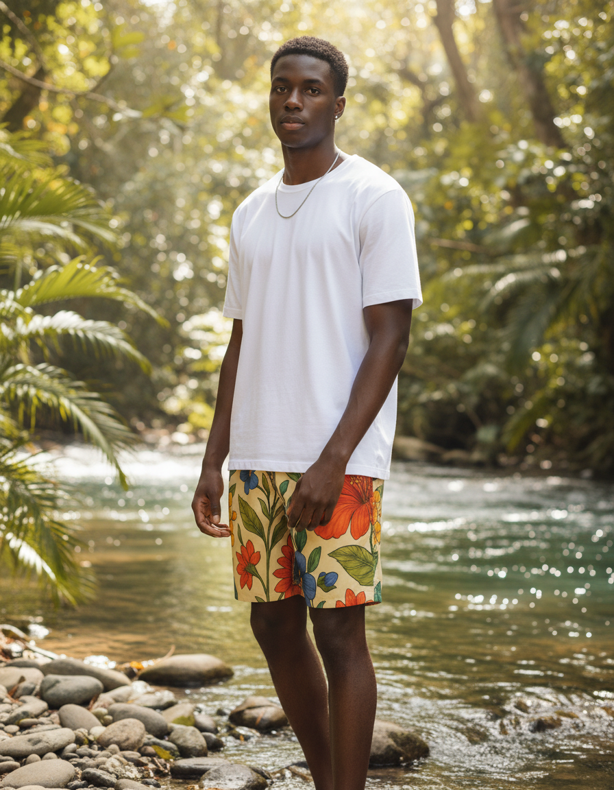 Verdure Men's Swim Trunks swim trunks