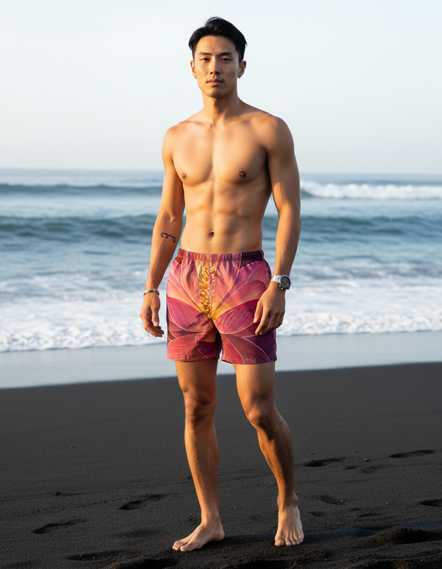 Men's Swim Trunks in Serenity