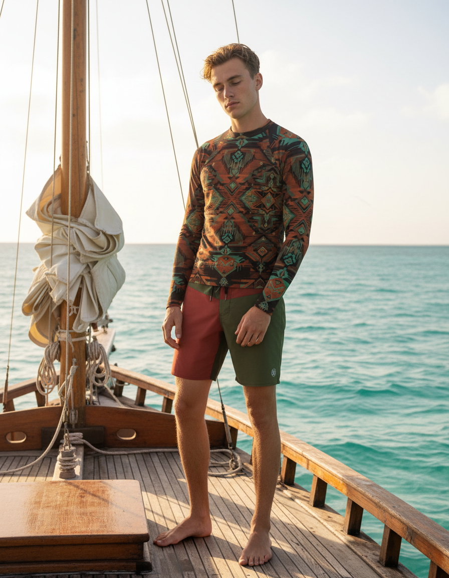 Men's Navajo Pattern rashguard