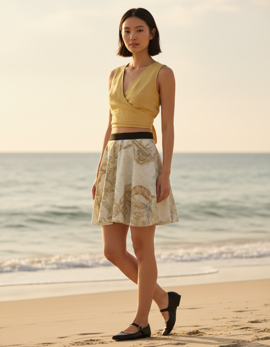 Skater Skirt in Harbor