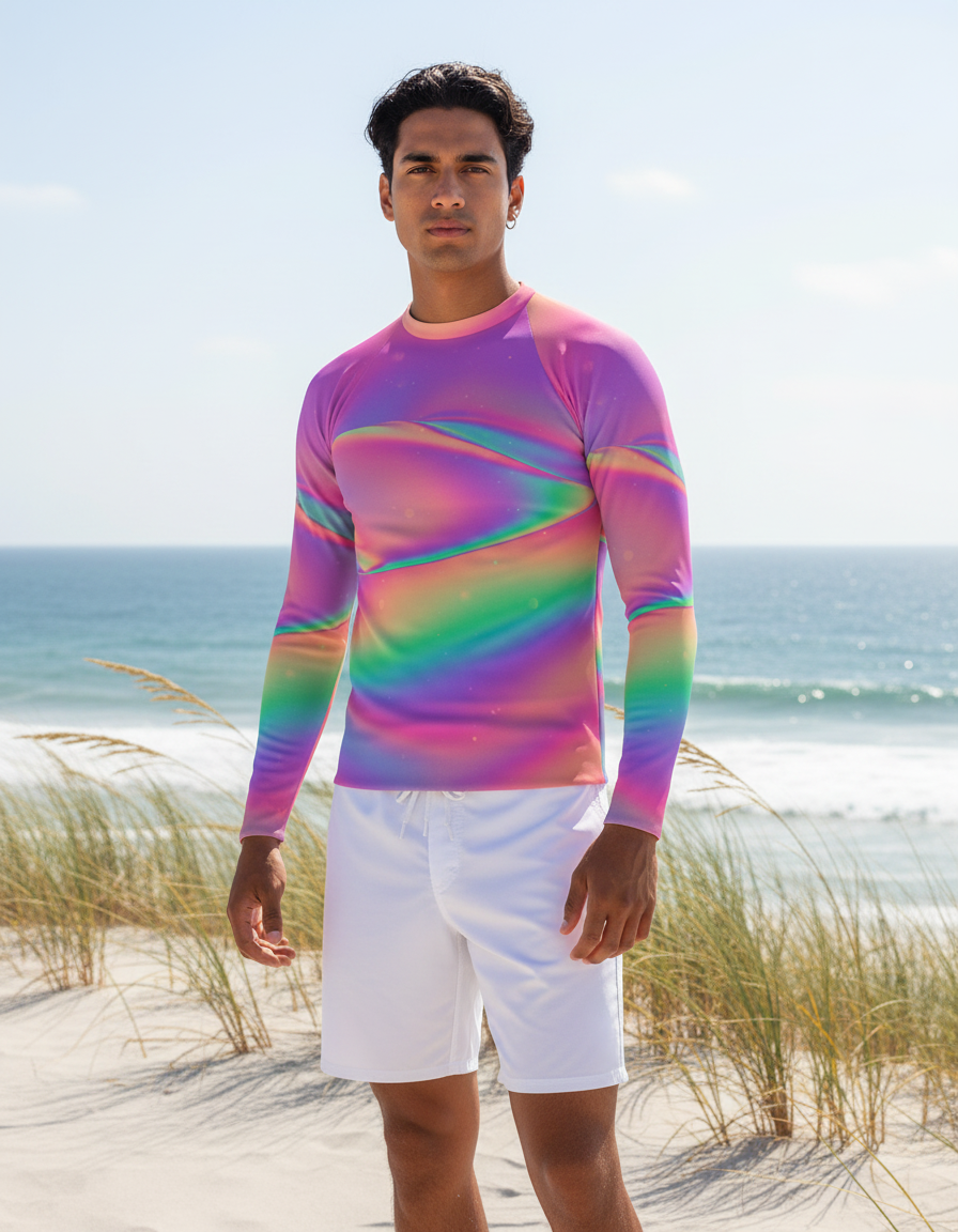 Men's Holographic rashguard