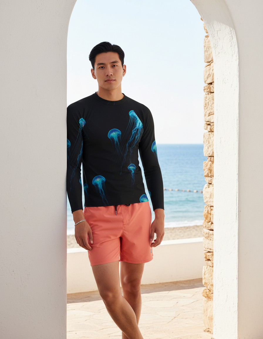 Men's Jellyfish rashguard