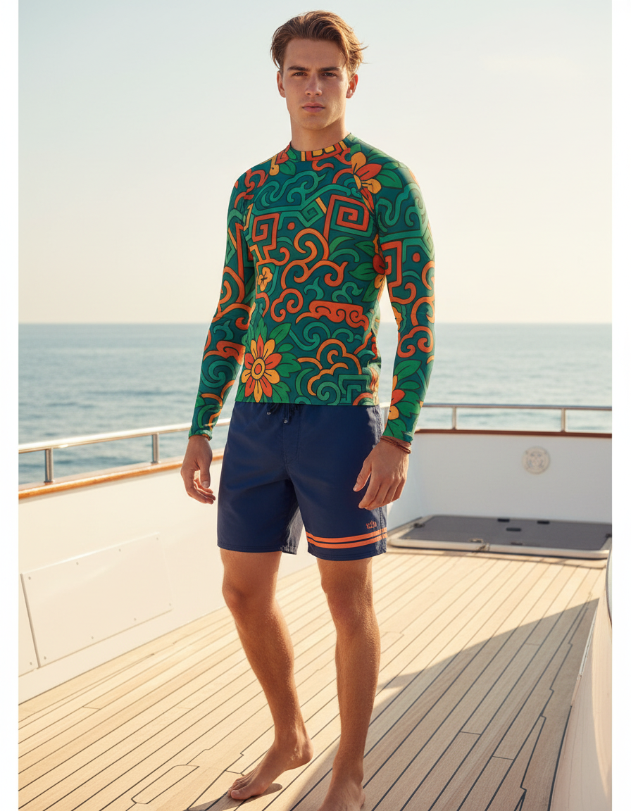Men's Taiwanese Patterns rashguard