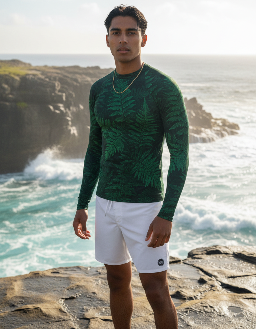 Men's Fern rashguard