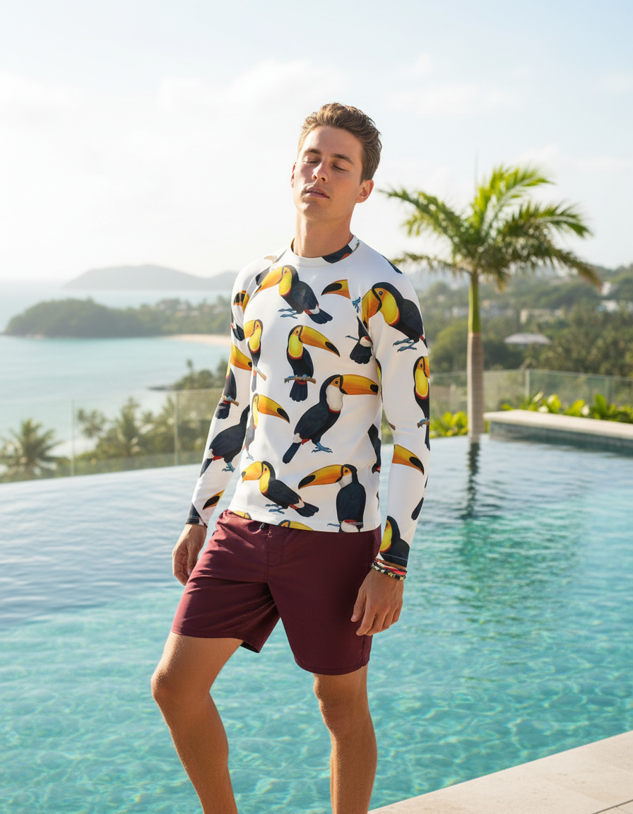 Men's Toucan rashguard
