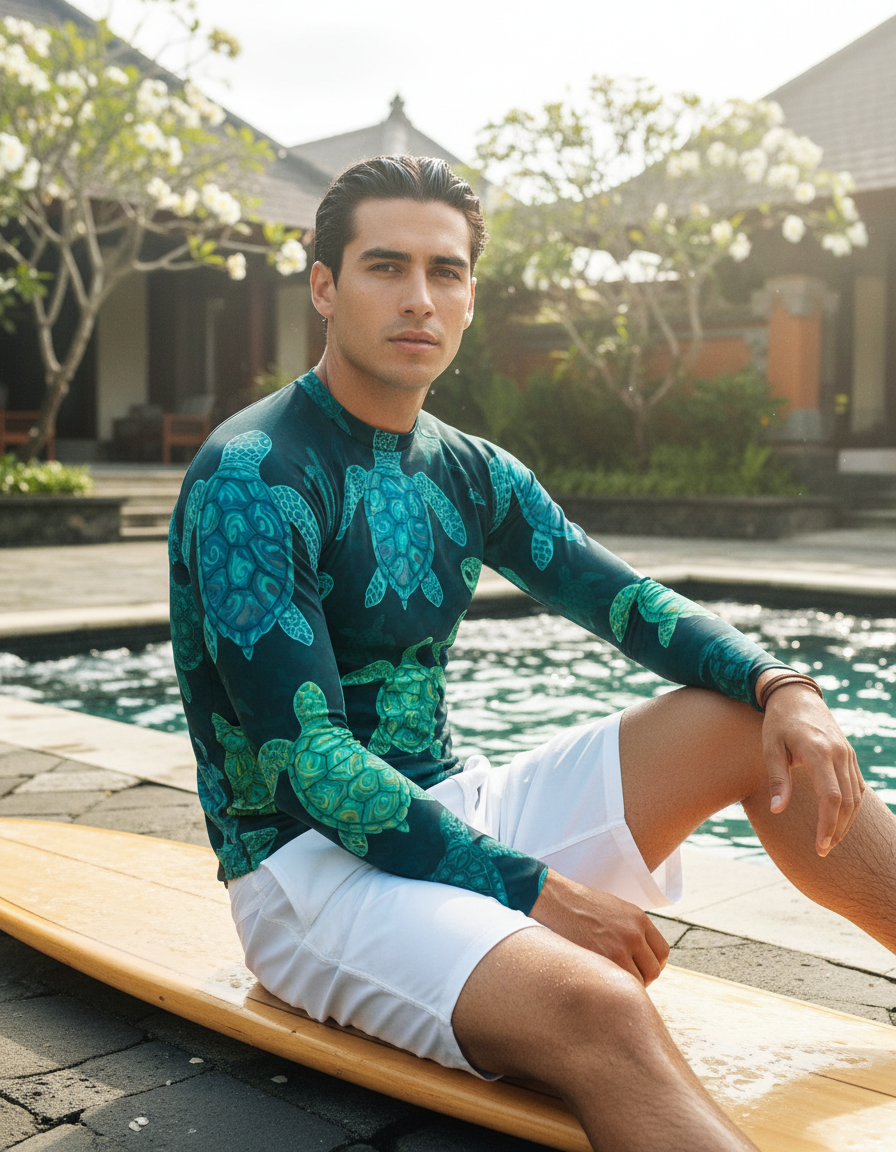 Men's Sea Turtle rashguard