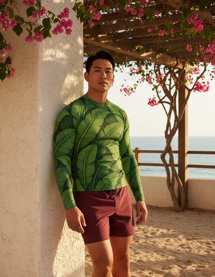 Men's Banana Leaf rashguard