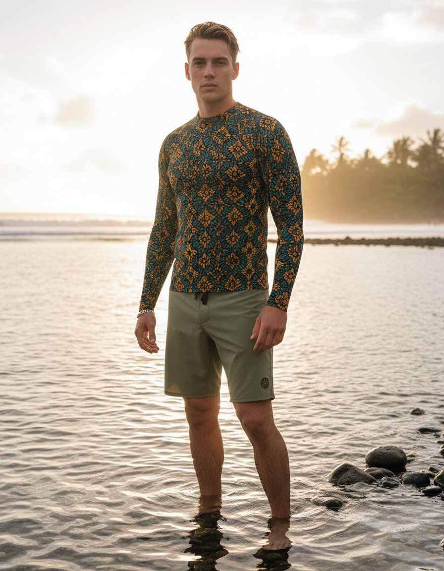 Men's Argentinian Patterns rashguard