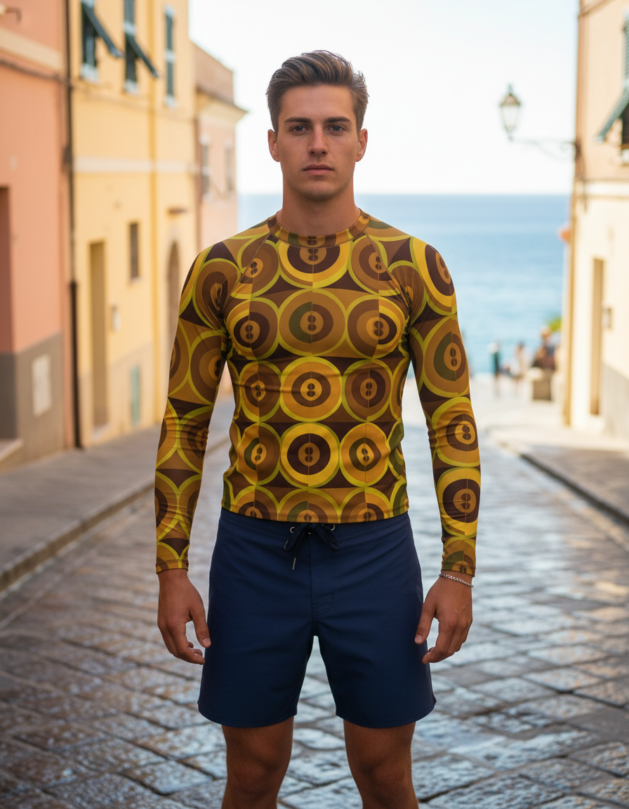Men's Mid-Century Modern rashguard
