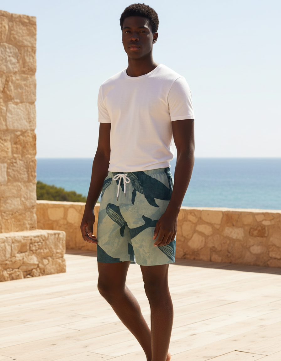 Men's Swim Trunks in Echo