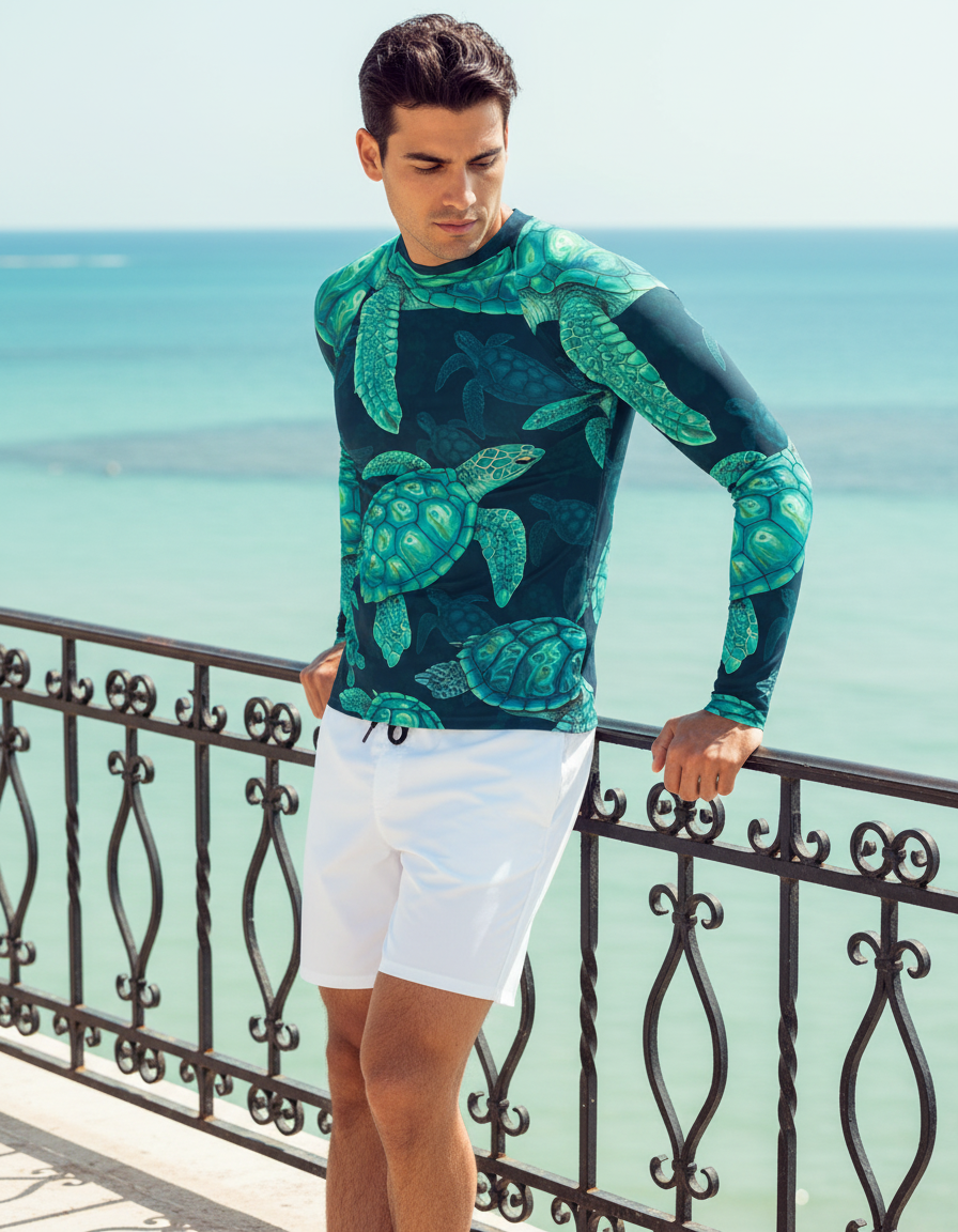 Men's Sea Turtle rashguard