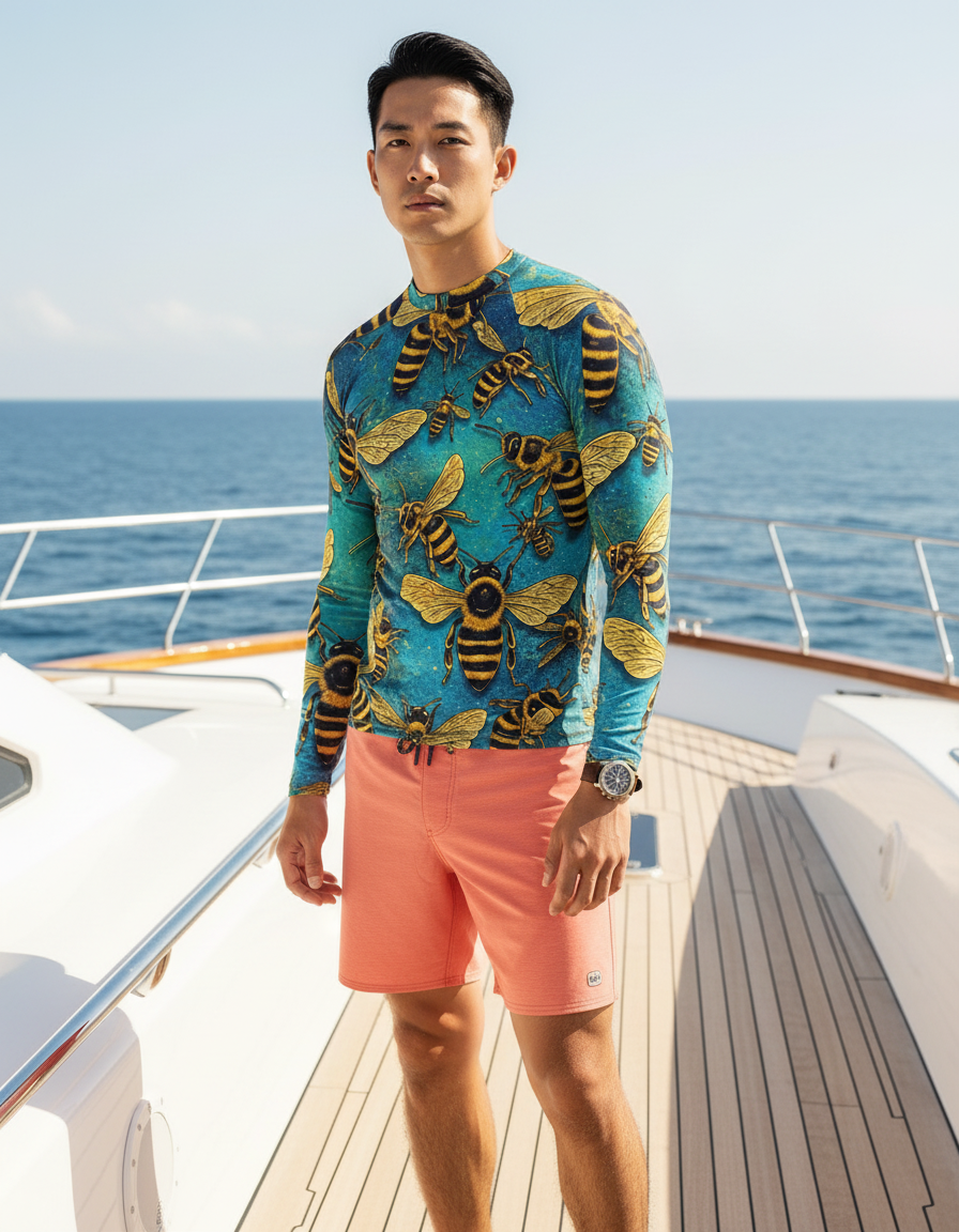 Men's Bee rashguard