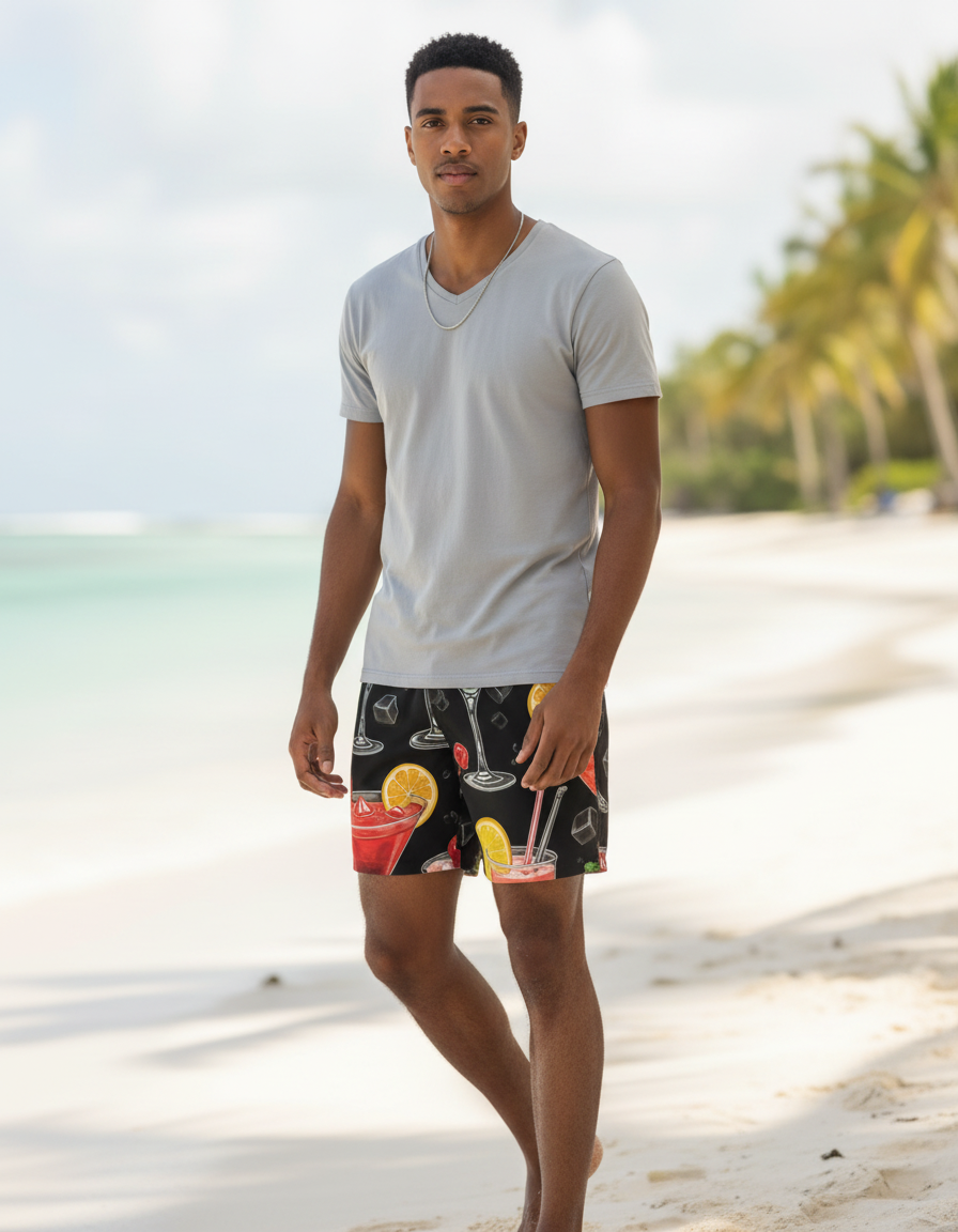Men's Swim Trunks in Mimosa