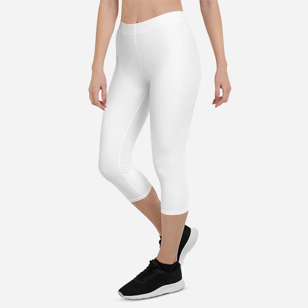 All-Over Print Capri Leggings example