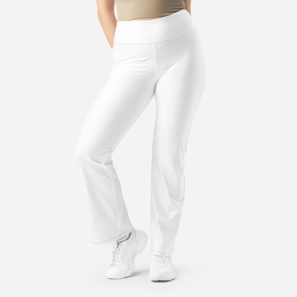 All-Over Print Flare Leggings example