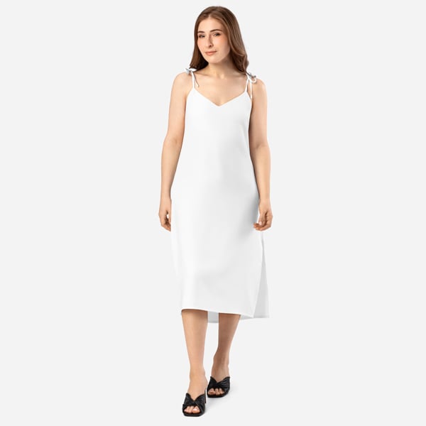 All-Over Print Slip Dress example